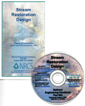 Stream Restoration Design Handbook CD ROM NRCS - $13.00