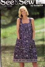 Vintage Misses&#39; SUNDRESS Butterick Pattern 5799-b - Size 12 - UNCUT - $12.00