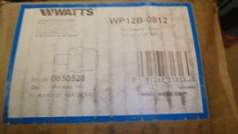 NEW BOX LOT OF 100 WATTS BRASS ADAPTOR WP12B-0812 3/4&quot; MPT 1/2&quot; CF Pex 0... - $125.00