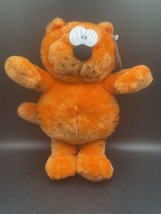 Vintage HEATHCLIFF 8&quot; Plush w/ Tag Orange Cartoon Cat Stuffed Animal Nanco 1997 - £37.81 GBP