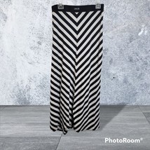 Calvin Klein Performance Black/White Chevron Stripe Maxi Skirt Size Mediuim - $28.87