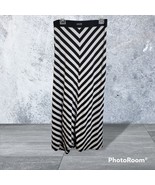 Calvin Klein Performance Black/White Chevron Stripe Maxi Skirt Size Mediuim - £22.73 GBP