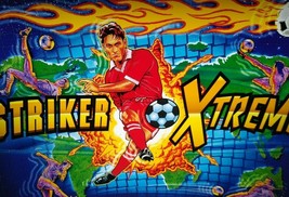Striker Xtreme Pinball Translite Art Sheet Original Soccer Sports 2000 Vintage - £104.86 GBP