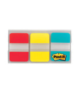 Post-it File Tabs 66pk - Red/Yellow/Blue - £15.41 GBP