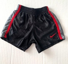 Nike Athletic pull on Shorts red Black Gray Boys Infant baby 6 9 months - $12.86