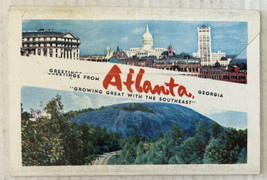 Atlanta Georgia 12 Postcard Souvenir Folder - £7.78 GBP