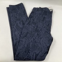 Ur Rebel Gray Pant Women Size 4 28x31 Skinny Leg Stretch Blue Black Snak... - $20.14