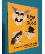 WHY A DUCK? by RICHARD ANOBILE - Softcover - FIRST EDITION SECOND PRINT ... - $58.39
