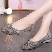 Women&#39;s Low Heel Pumps Closed Pointed Toe Bridal Wedding Party Lace Vintage Shoe - £27.54 GBP