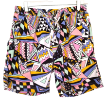 Massive Swim Trunks Men&#39;s /Teens Size Medium RETRO Multicolor Geometric ... - £12.01 GBP