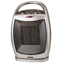 Optimus Portable Oscillating Ceramic Heater with Thermostat - £62.18 GBP