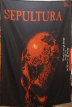 SEPULTURA Beneath the Remains FLAG CLOTH POSTER BANNER CD Thrash Metal - £15.73 GBP