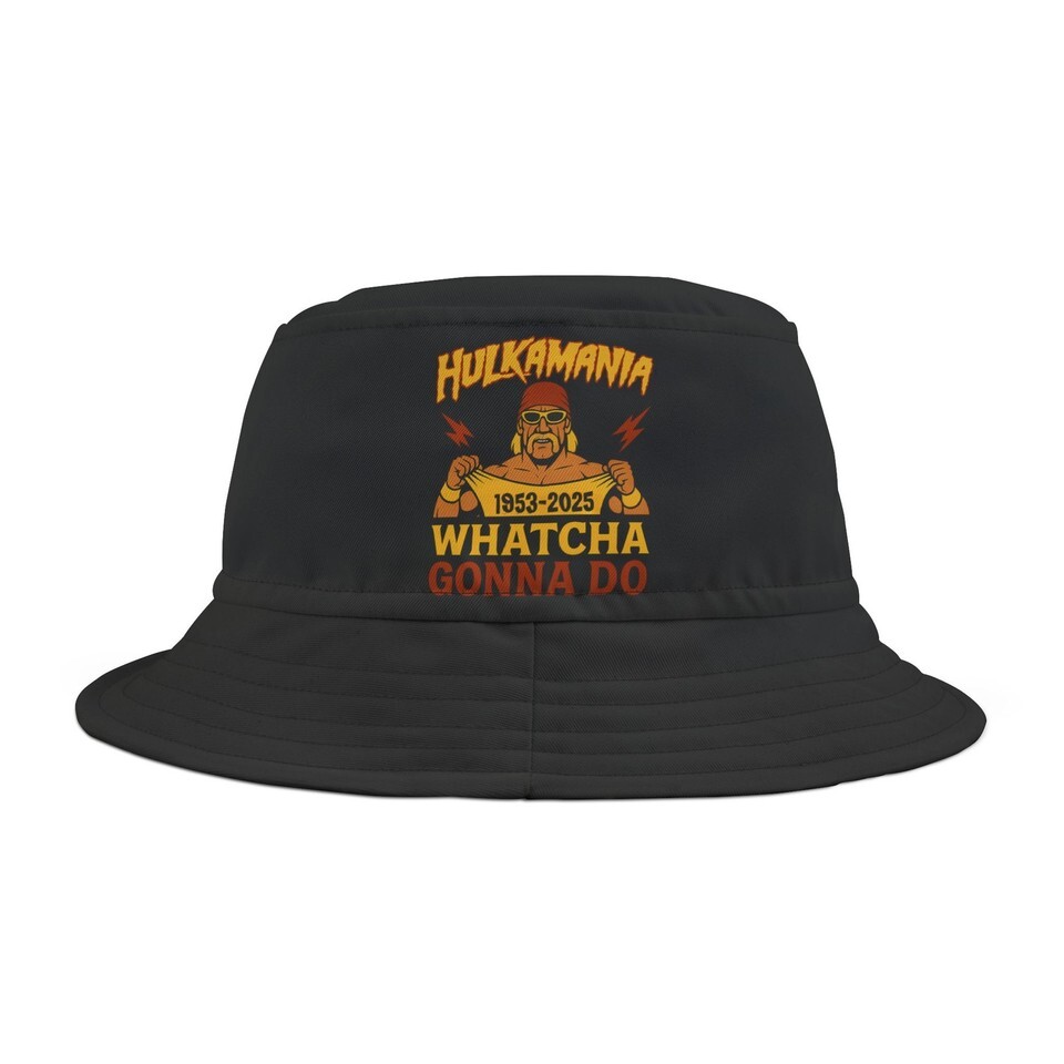 Hulkamaniac Tribute Hulk Hogan Rip Momento Tribute Bucket Hat Wrestling Legend - $24.99 Hulkamaniac Tribute Hulk Hogan Rip Momento Tribute Bucket Hat Wrestling Legend - $24.99