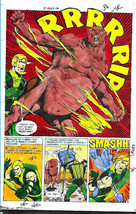 Original 1977 Green Arrow World&#39;s Finest 245 DC Comics color guide art p... - £55.76 GBP