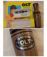 P S Olt Model IS-92 Wood High Volume Duck Call Box Paperwork USA - $134.40 CAD