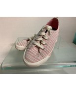 Sperry Top Slider SCK162760. Size 13 M Ladies Youth Pink &amp; White Clean P... - $11.88 CAD