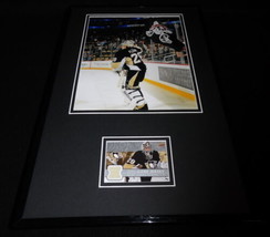 Marc Andre Fleury Framed 11x17 Game Used Jersey &amp; Photo Display Penguins - $69.29