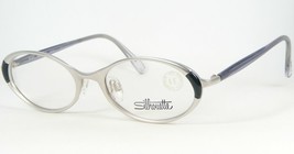 Silhouette M 6441 /00 6050 Silver /GREEN /VIOLET Eyeglasses Glasses 51-17-130mm - $77.40