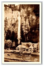 RPPC Simmons By the Falls Lodge Multnomah Falls Oregon OR UNP Sawyer Postcard V6 - £3.82 GBP