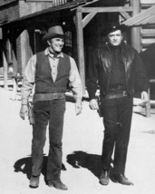A Gunfight 1970 western Johnny Cash Kirk Douglas on set in town 8x10 inch photo - £7.79 GBP