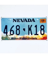 2021 United States Nevada Home Means Nevada Passenger License Plate 468 K18 - $18.98 CAD
