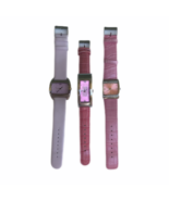 Vintage Mary Kay Makeup Cosmetics Women&#39;s Watches Wristwatches Pink Bands - $32.47