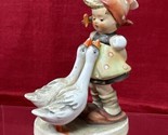 HUMMEL TMK-3 Goose Girl 4&quot; Figurine 47 3/0 West Germany Goebel 1960-72 VTG - £27.69 GBP