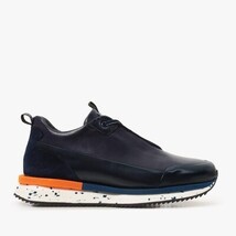 The Milford Navy Blue Leather Men Sneaker image 8
