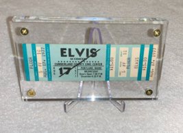 Elvis Presley Vintage Unused 1977 Concert Ticket For Aug 17 Day After His Death - £399.58 GBP