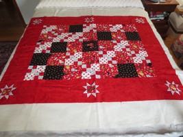 PUPPY DOG, PAWS &amp; BONES PATCHWORK Cotton QUILT to Complete - 45&quot; x 57&quot; - £22.16 GBP