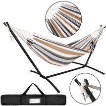 9Ft Heavy Duty Steel Hammock Stand Weather Resistant Finish W/Carrying Case - £80.97 GBP