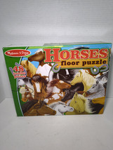 Melissa &amp; Doug Large Horses Floor Puzzle 48 Pieces 2ft x 3ft Complete #426 - £9.15 GBP