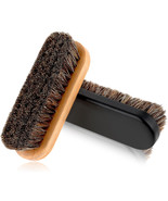 Black DELUXE SUEDE &amp; SHOE POLISHING HORSEHAIR BRUSH, New - $170.71 MXN