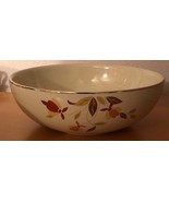 Vtg Hall Superior Mary Dunbar Autumn Leaf - 9&quot; Mixing Salad Serving Bowl... - $31.97 CAD