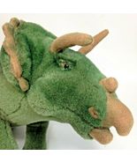 Vintage Gund Triceratops Dinosaur RARE Green Stuffed Plush HTF 13 - $102.90 CAD