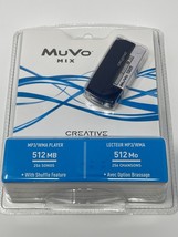 Creative Zen MuVo Mix 512MB USB WMA MP3 AAA Battery Powered Media Player - Blue. - $237.58