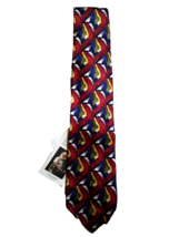 Jerry Garcia Stonehenge Silk Tie Geometric Multi Color Unused Neckwear W... - $33.25