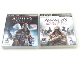 PS3 Assassin&#39;s Creed Games Lot of 2 - Revelations &amp; Brotherhood - Excellent - £7.89 GBP