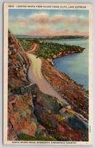 MN Lake Superior from Silver Creek Cliff North Shore Drive Postcard I27 - £5.46 GBP