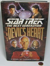 Pocket Books Star Trek Hardcover TNG The Devil&#39;s Heart Carmen Carter 1993 - $158.25 MXN