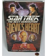 Pocket Books Star Trek Hardcover TNG The Devil&#39;s Heart Carmen Carter 1993 - £6.66 GBP
