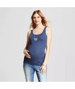Maternity Tank Top - Isabel Maternity by Ingrid &amp; Isabel Navy Heather XS... - $13.85