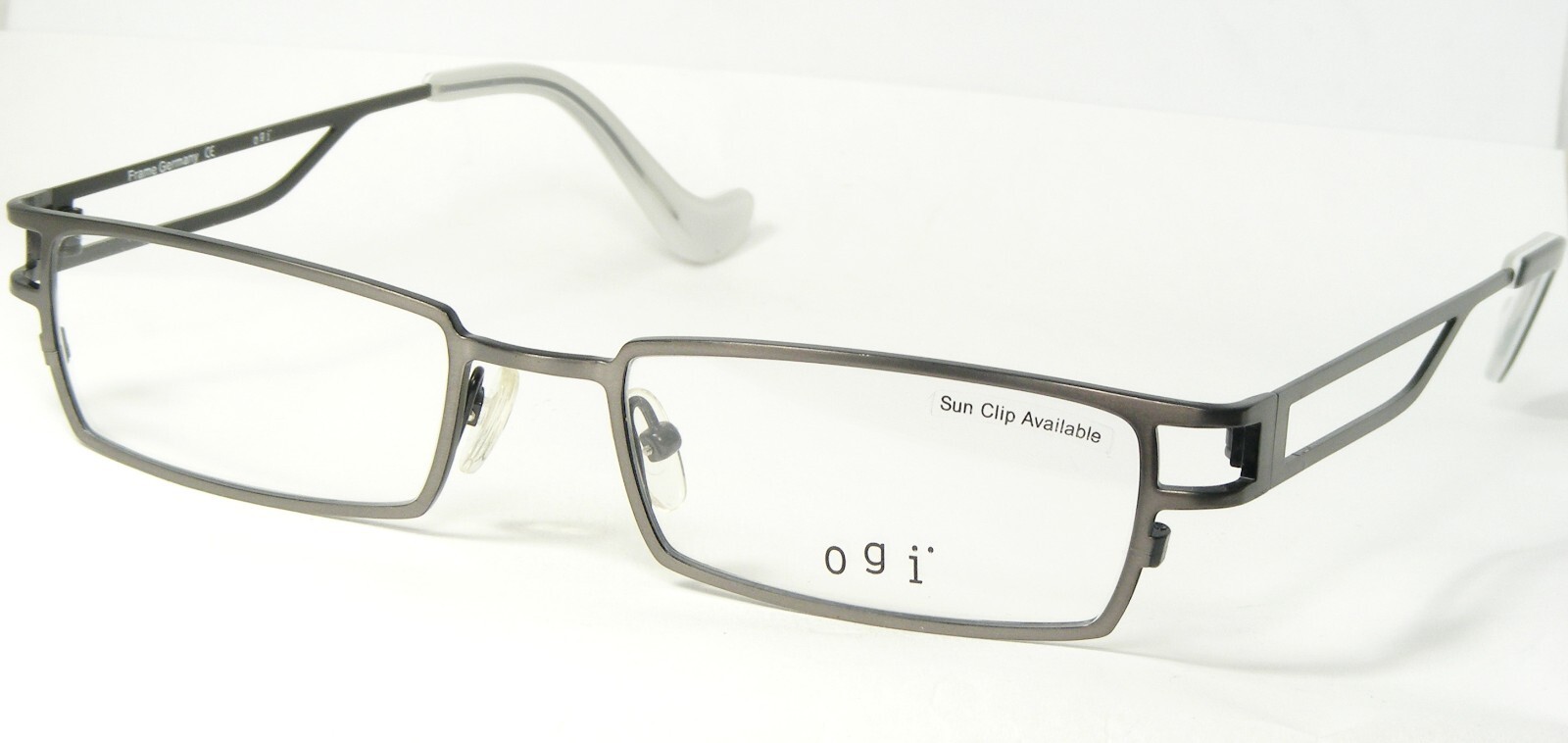 OGI Mod. 5034 Col. 1077 GRIS ARGENTÉ LUNETTES MONTURE 51-18-135mm (NOTES) - $66.31
