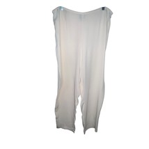 Eileen Fisher Pants Size XL 100% Silk Straight Leg Side Zip High Rise Be... - $35.00