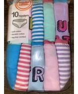 Wonder Nation ~ Girls Tagless 10-Pair Underwear Hipster Cotton ~ Size 6 - $20.29 CAD