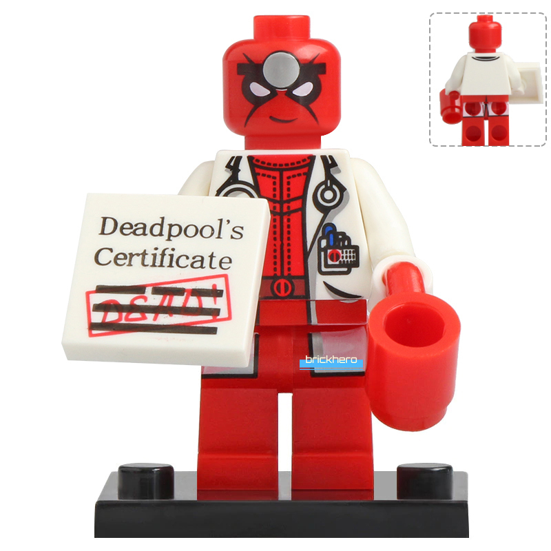 Doctor Deadpool Marvel Super Heroes Lego Custom Minifigure Brick Toys Gift - $2.99