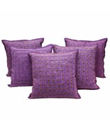 Cushion Cover Trendy Pillows Set of 5 Decorative Colorful Pillow Case Co... - $57.48 CAD
