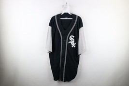 Vintage 90s Mens XL Southside Bad Boys Chicago White Sox Baseball Jersey Black - £62.54 GBP