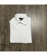 Alfani Men&#39;s Slim Fit Horizontal Pleated Panel Formal Shirt 16-16.5 32/3... - $22.98 CAD