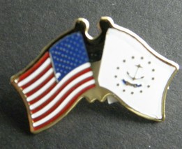 Rhode Island Usa Combo State Flag Lapel Pin Badge 1 Inch - £4.28 GBP